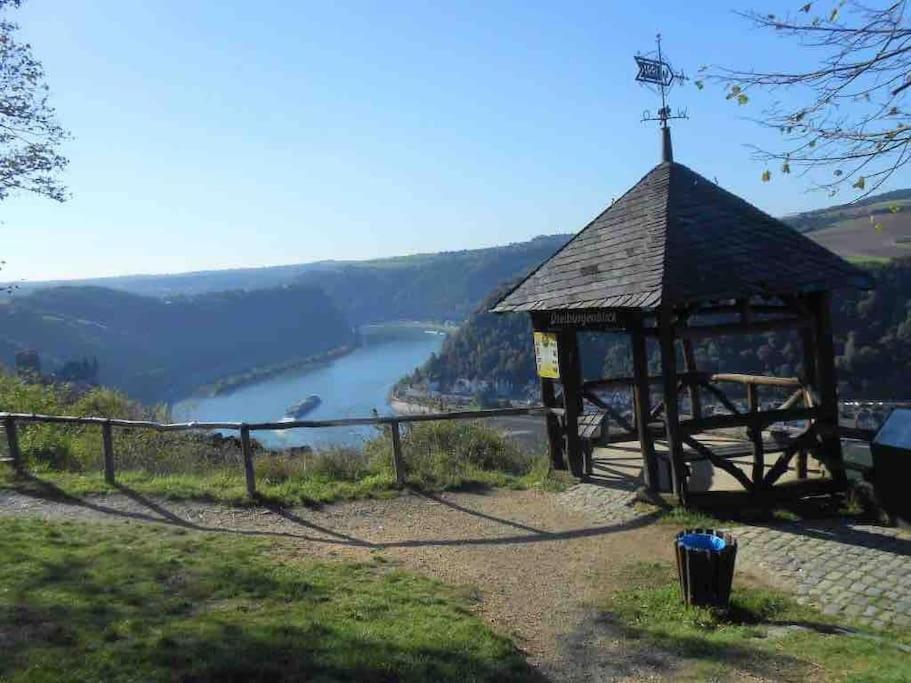 #1 Studioapartment Mit Loreleyblick Direkt An Der Schoensten Etappe Des Rheinsteigs Patersberg Exterior photo